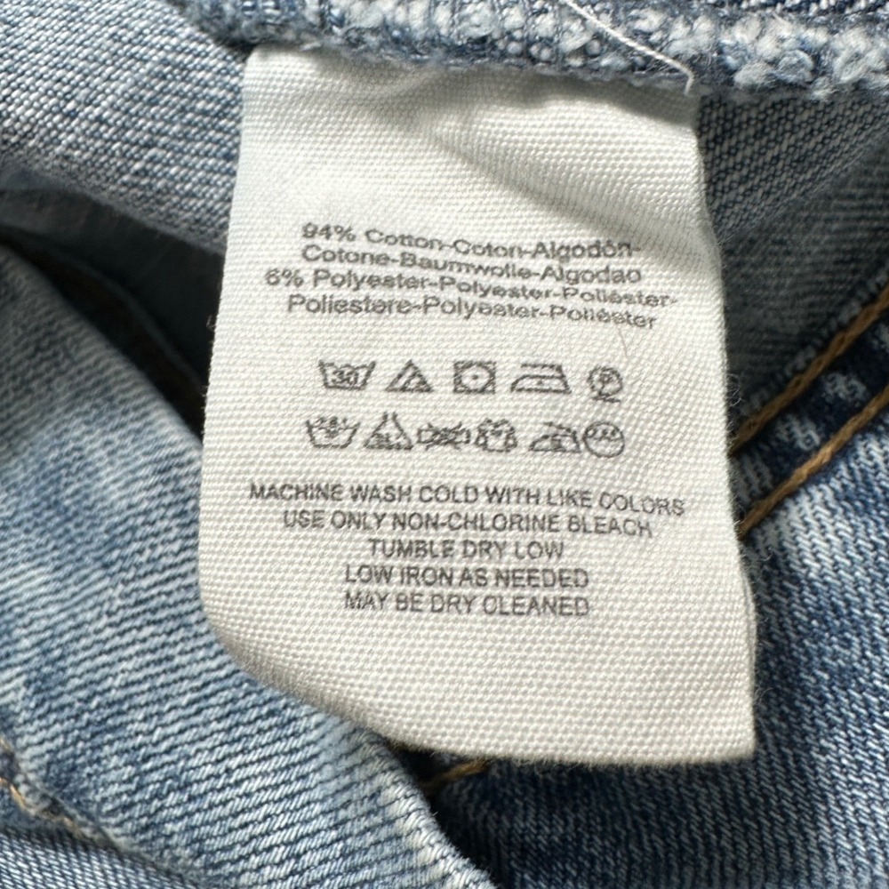 Free People Womens Light Wash Denim Trucker Jacket Blue OB808197 Size S - Picture 6 of 13